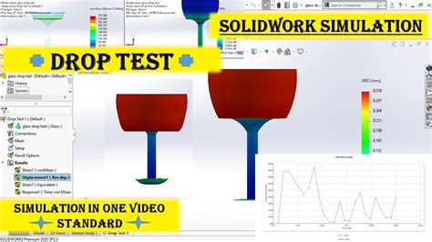 drop test solidworks 2018|drop test setup.